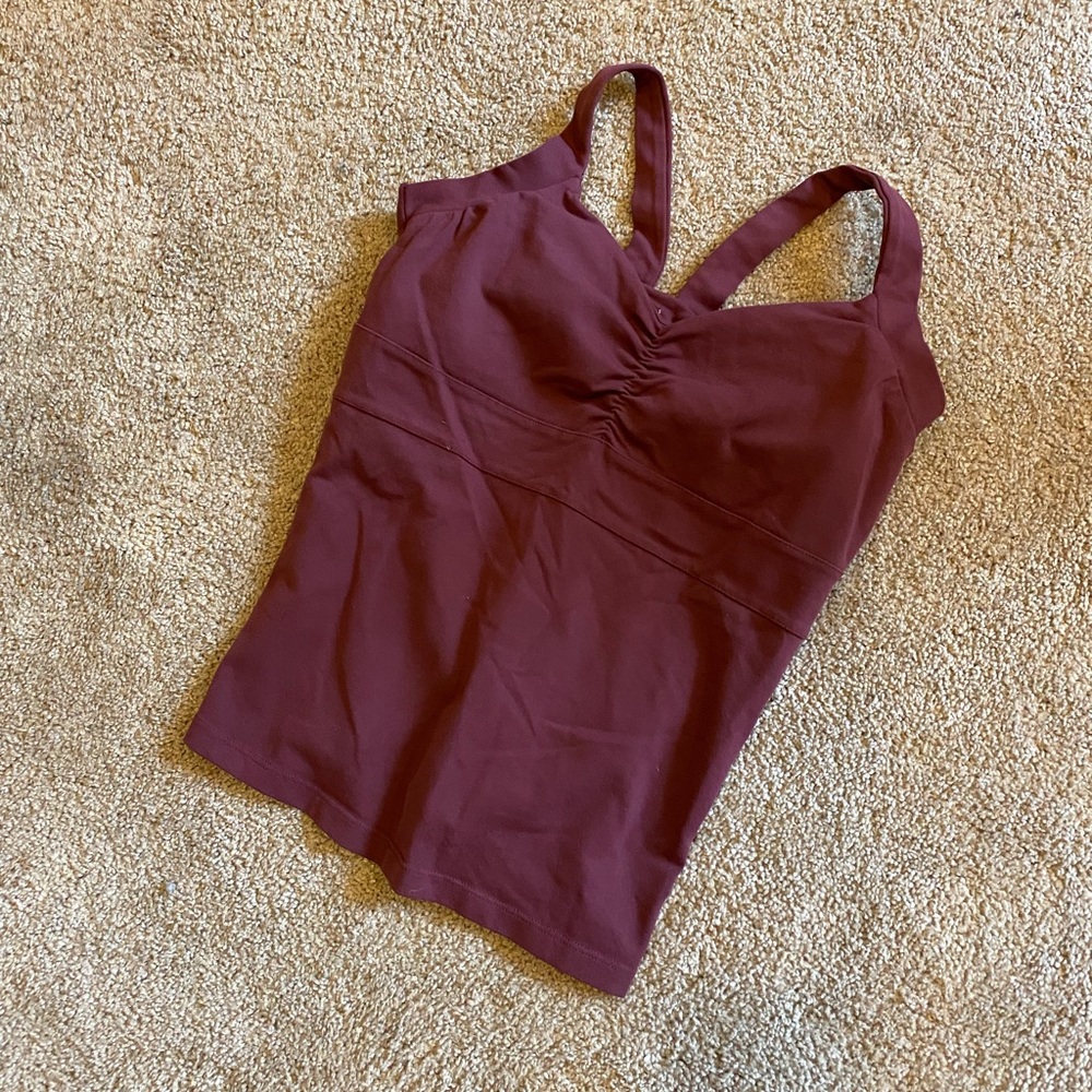 Prana work out tank top purple new condition